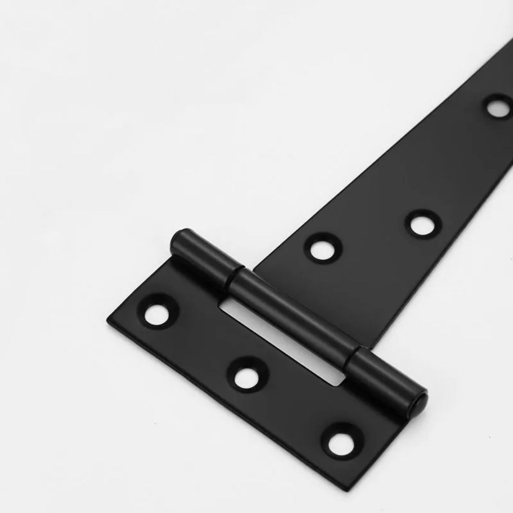 3/4/6inch Door Hinges Metal Rustproof T Shaped Door Hinges Heavy Duty with Screws Wrought Hardware