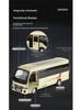 1/32 Scale Alloy Bus Model Toy with Sound and Light - Pull Back Action, Cake Decoration 