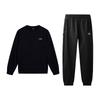 Casual Loose Fit Round Neck Pullover Sweatshirt And Comfortable Long Pants Sports Set Unisex Sets AWDTC69-1+AKLVC99-1