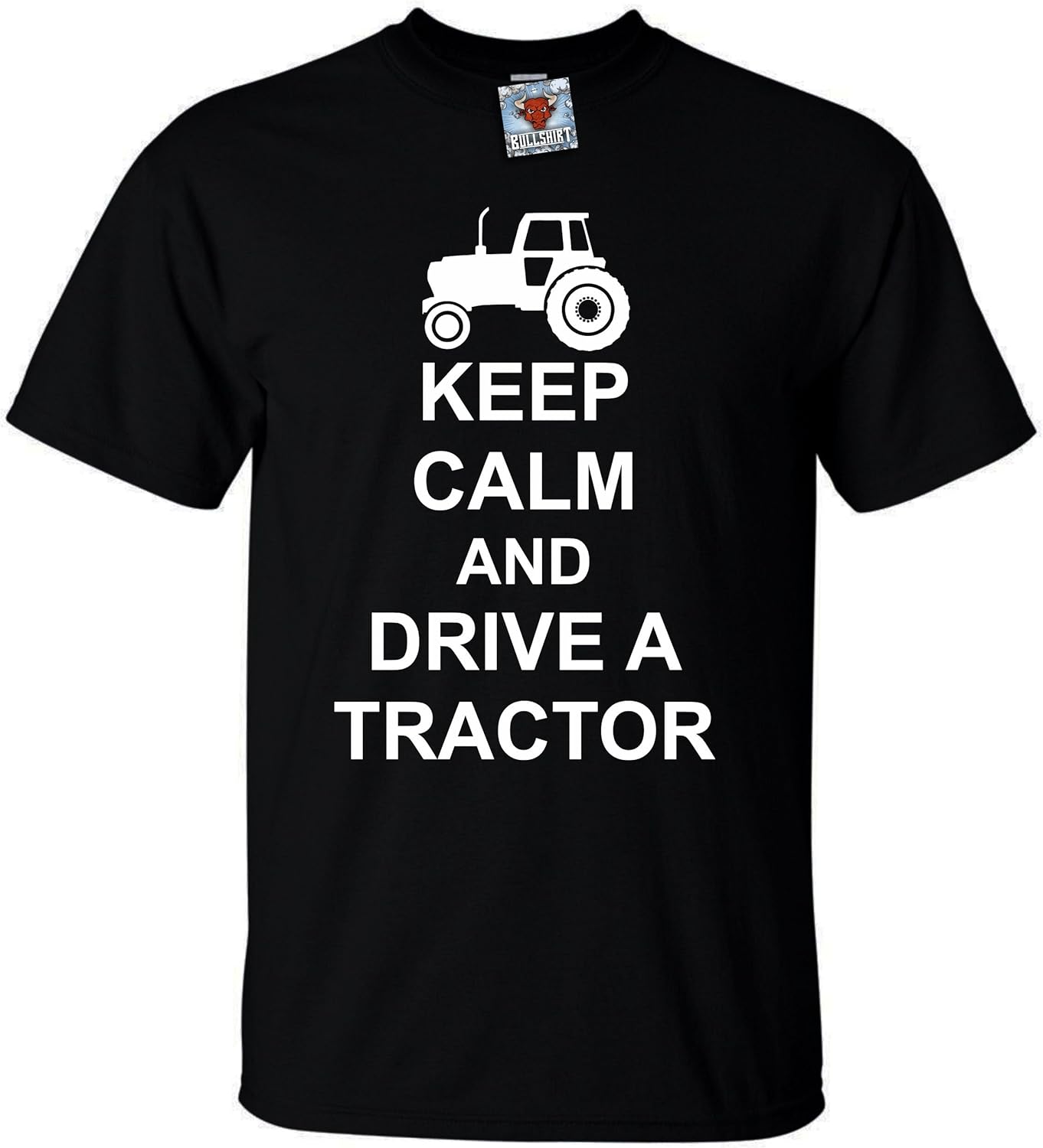Men s Keep Calm Drive a Tractor T-Shirt 4XL