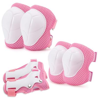 Ensemble de protection 6 pièces pour enfants: Genouillères et coudières pour le patinage, le skateboard, le vélo