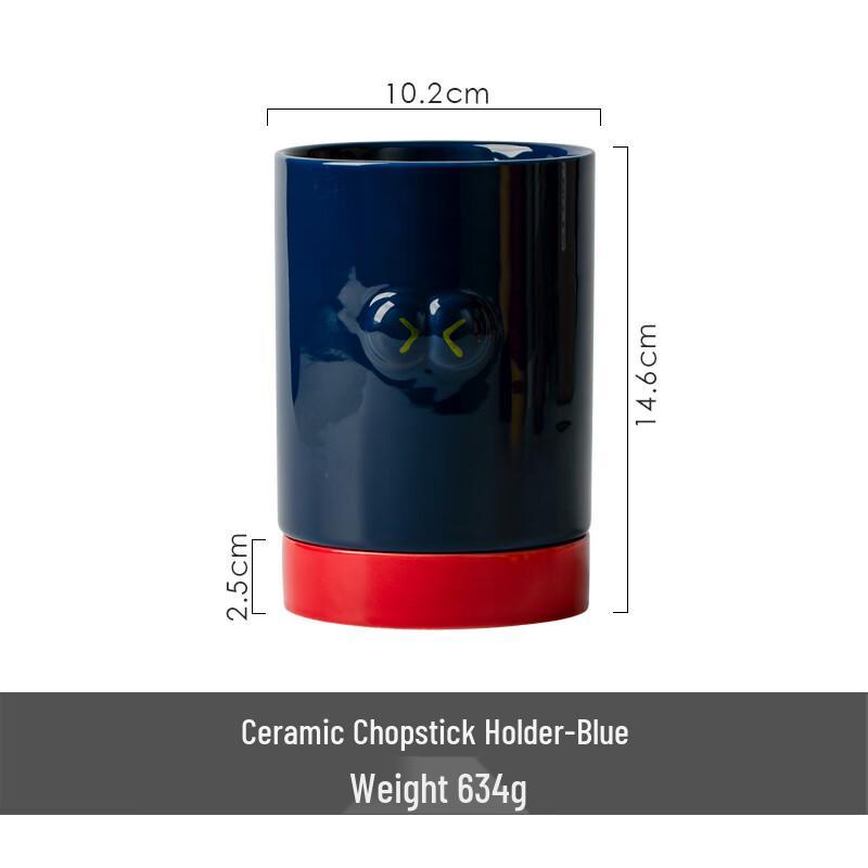 

ZISIZ Ceramic Kitchen Chopstick & Utensil Holder