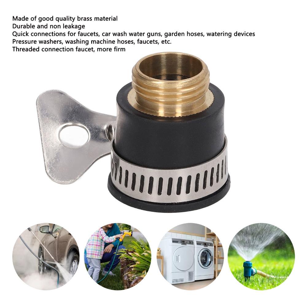 Universal Brass Material Faucet Adapter 1/2 Inch Size Universal Kit Hose Connector Tap Connector Kitchen Water
