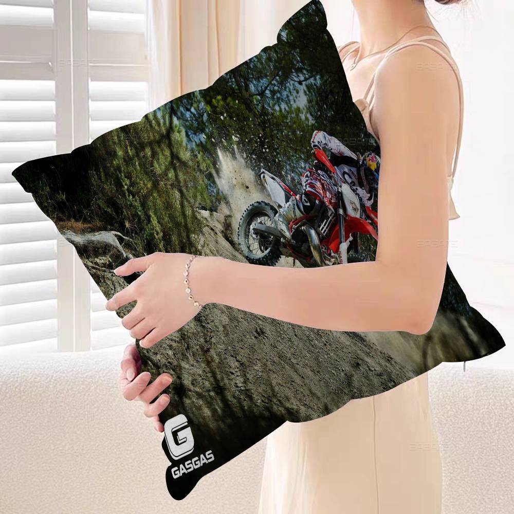 G-GASGAS Cushion Cover Polyester Sofa Cushions Decorative Throw Pillows Home Decoration Pillowcover