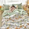 Skin-friendly Summer Cool Quilt Set or 1 Pcs Quilts Comfortable Breathable Air Condition Comforter Lightweight Summer Blanket