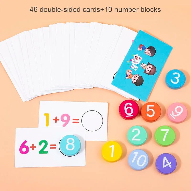 Mathematical Addition Subtractio Cards For Early Childhood Education Cards For Children's Enlightenment And Intellectual Toys