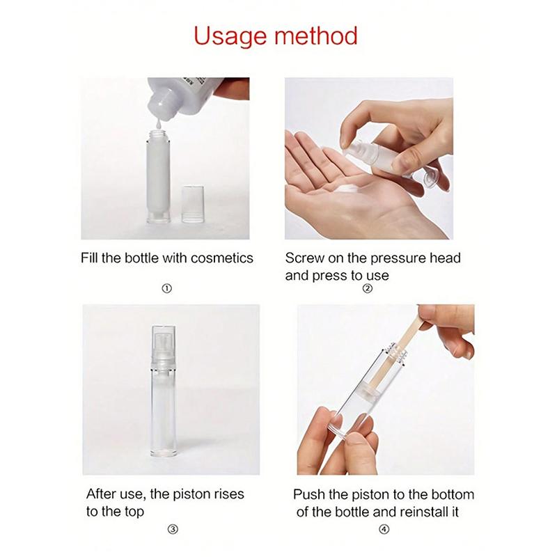 Travel Bottle Set Vacuum Bottle Spray Empty Bottle Water Emulsion Liquid Foundation Bottle Portable Essential Oil Bottle