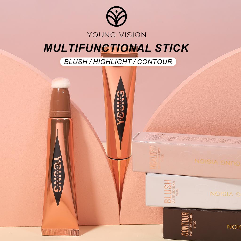 YOUNG VISION Cushion Repair Blush Highlighter Multi-Color Optional Makeup Liquid Blush