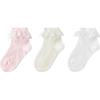Minibala Girls' Summer Lace Socks (3-Pack)