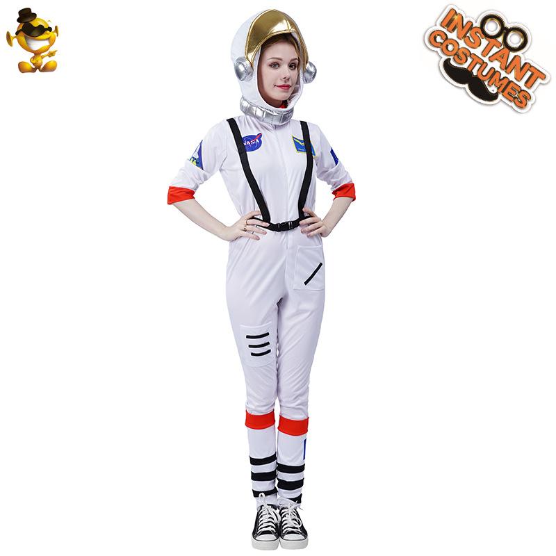 Маскарадный сценический костюм костюм для косплея костюм для косплея костюм для вечеринки большой женский костюм астронавта One size fits all