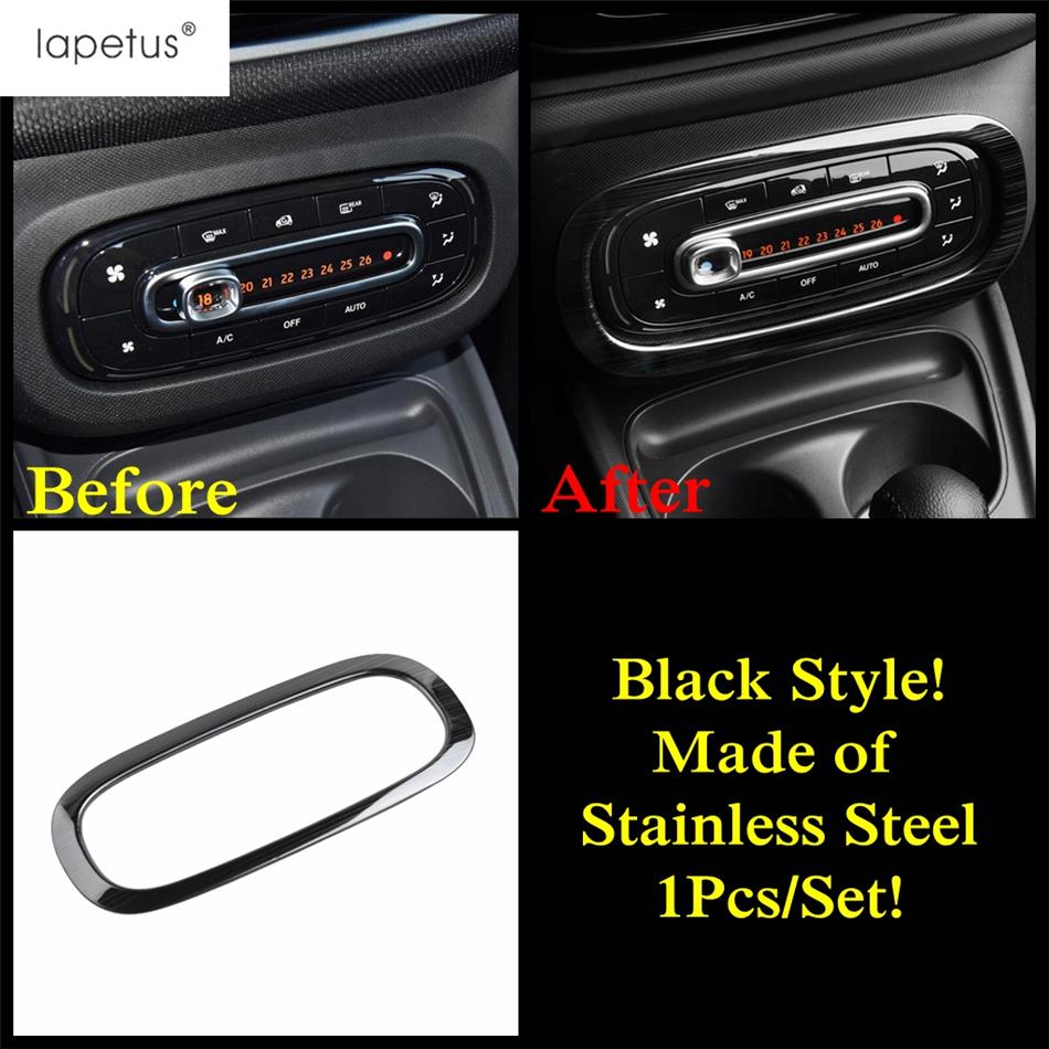 Armrest Window Lift Button / Handle Bowl / Central Middle AC Air Panel Cover Trim Accessories For Smart 453 Fortwo 2015 -