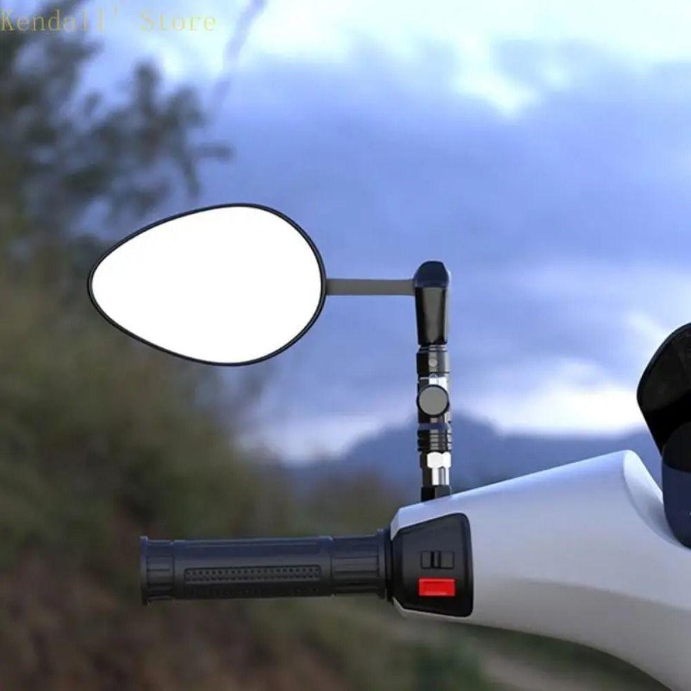 2Pcs Adjustable Motorcycle Mirror Mount Aluminum Zinc Zinc Alloy Mirror Riser Bracket  Bike Accessories