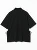 Beams Men's S/S Side Pocket Polo Shirt, Black, Size Small