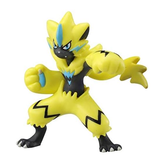 TAKARA TOMY Покемон Монколле MS-09 Зераора Фигурка Покемона Игрушка Возраст 4+ Прошла стандарты безопасности игрушек Сертификация знаком ST Покемон TAKARA TOMY
