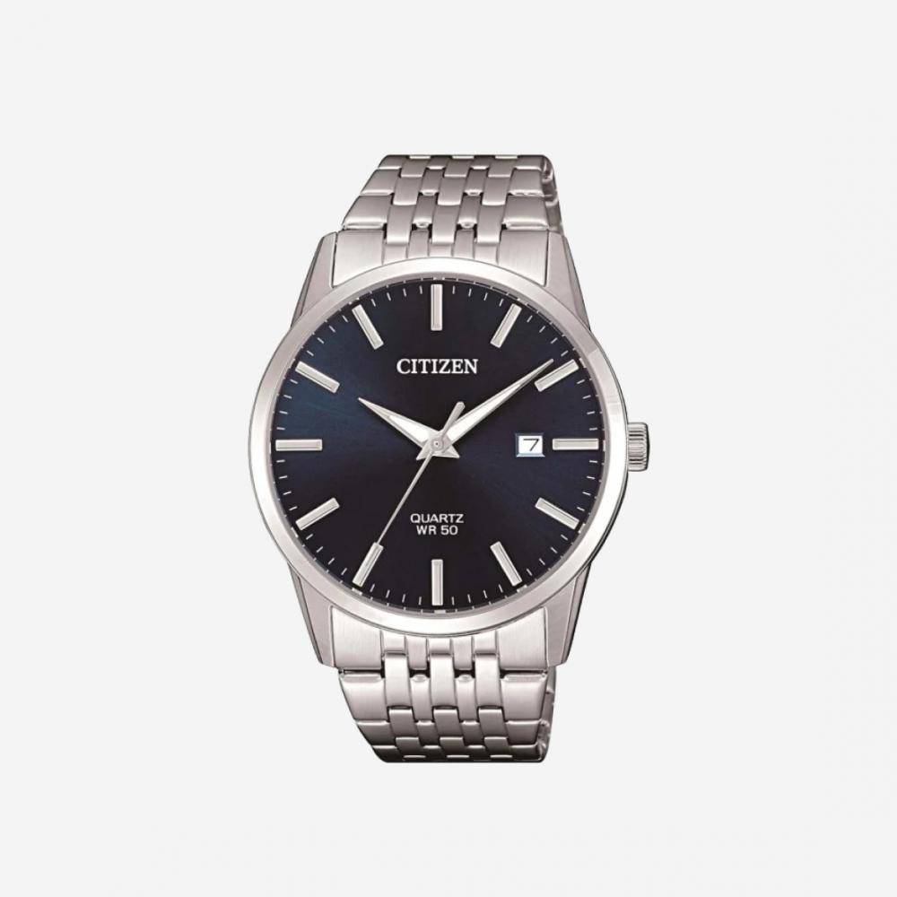 

Citizen Quartz 39 мм Нержавеющая сталь Синий Серебристый