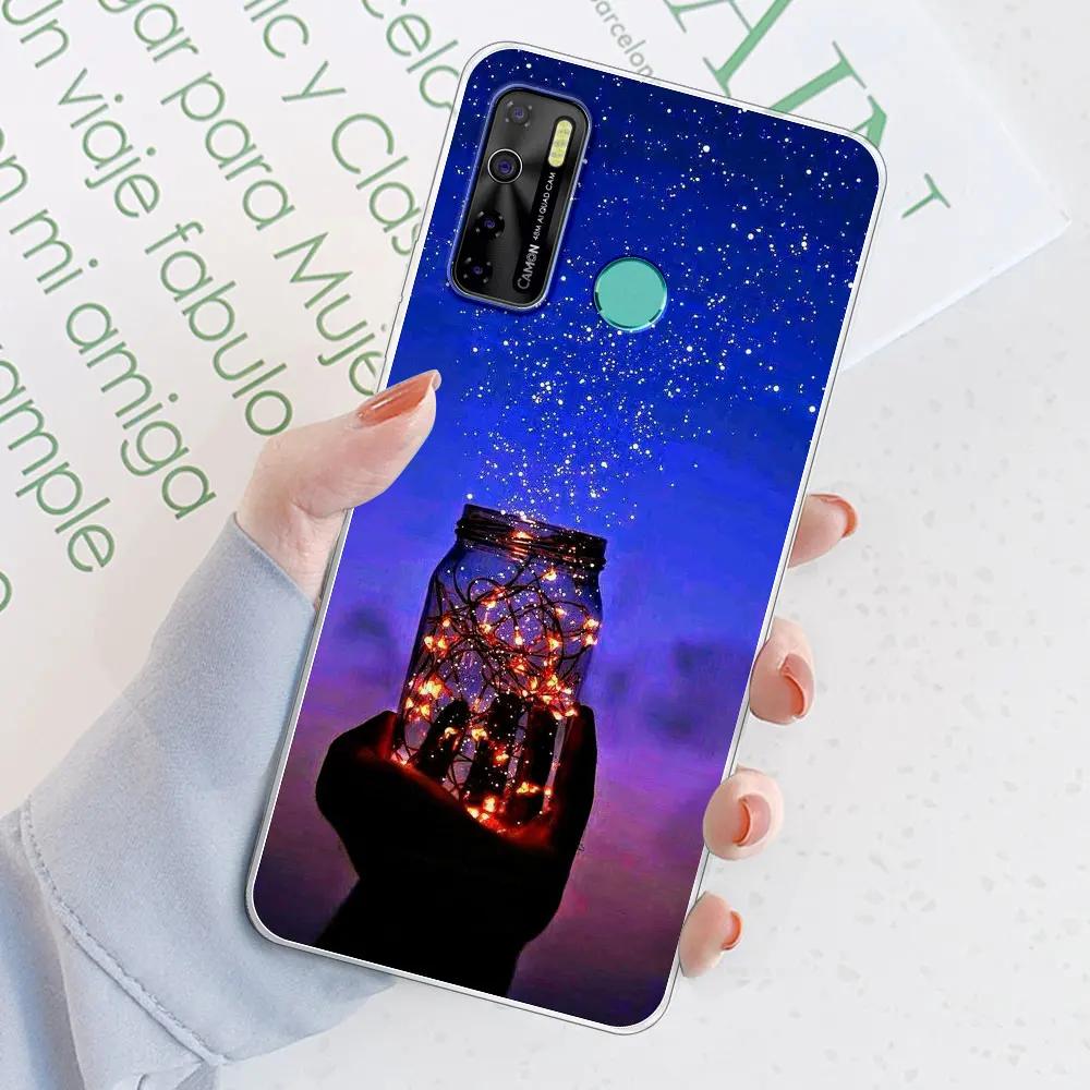 

Чехол-бампер для Tecno Spark 5 Pro / Tecno Camon 15 Air / Camon15, прозрачный, из мягкого силикона TPU, или чехол для Tecno Spark 5 Tecno Camon 15