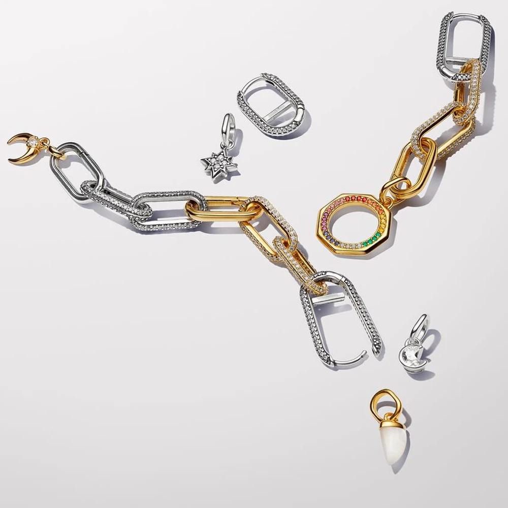 New Copper Me Series Infinity & Wing Medallion Charm Snake Pearlescent Mini Dangle Charm Fit Original Bracelet