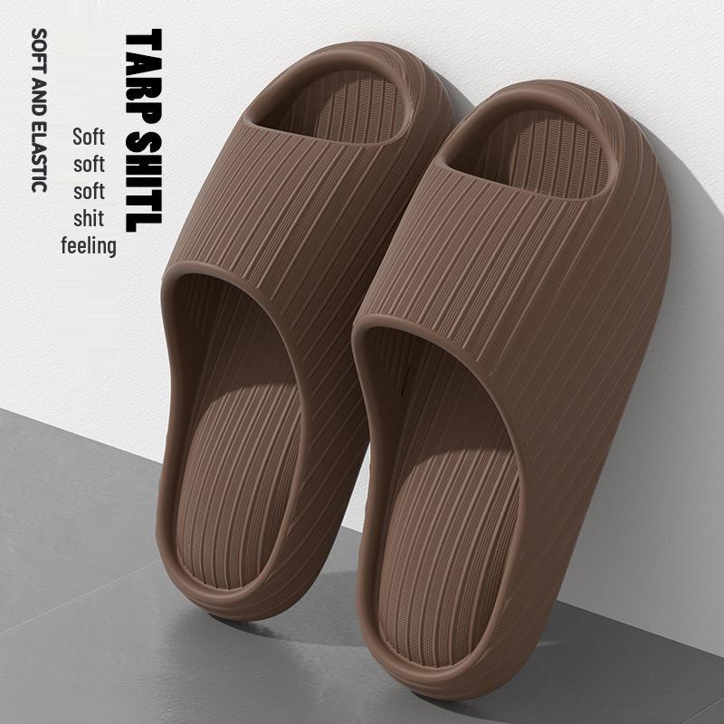 Unisex EVA Bath Slippers: Anti-Slip, Wear-Resistant, Thick-Soled for Indoor Summer Use