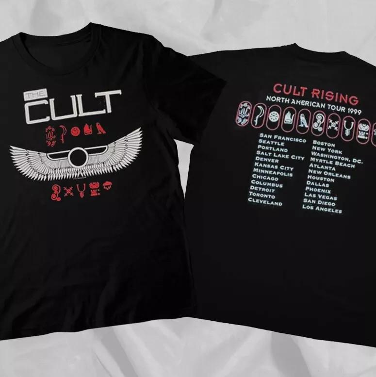 

The CULT Band Rising Tour North American Black 99 T Shirt Full Size S-5XL Unisex T-Shirt L
