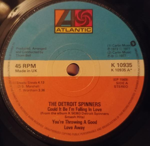 

7inch Record DETROIT SPINNERS - Detroit Spinners K10935 Atlantic 1977 UK Soul/Funk Used
