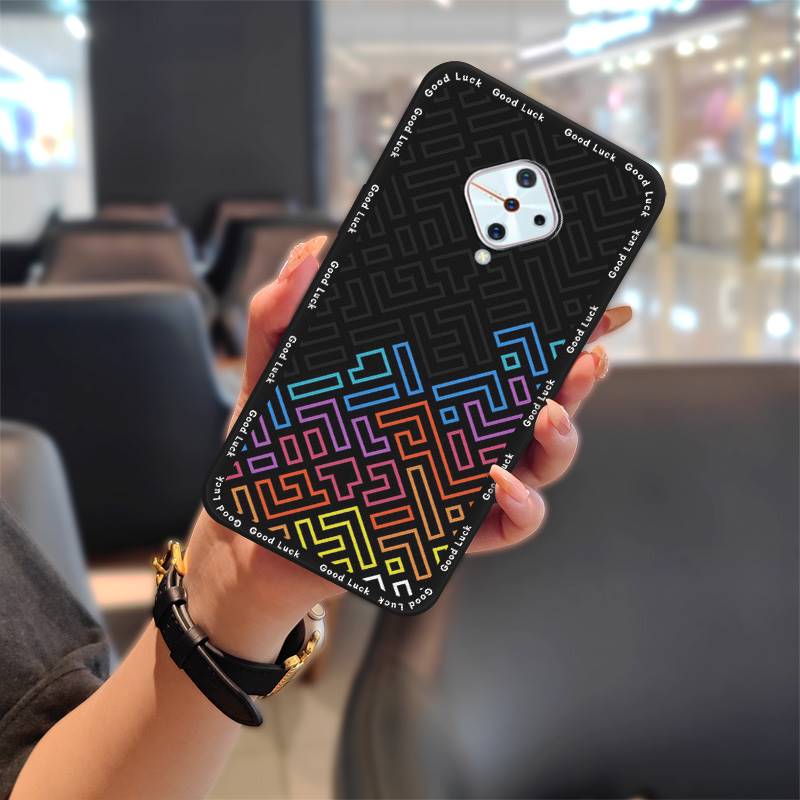 Waterproof Cute Phone Case For VIVO V17/Y9S/X50 Lite/V1945A Durable Cartoon Silicone Soft Case Anti-knock Cover TPU