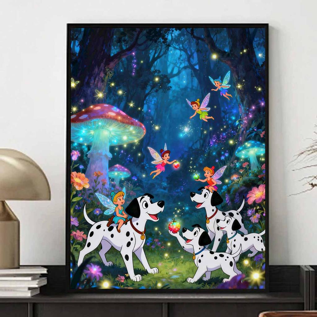 Disney Diamond Painting DIY Magical Forest Diamond Art Painting Set for Home Office Decoration Handmade Gifts