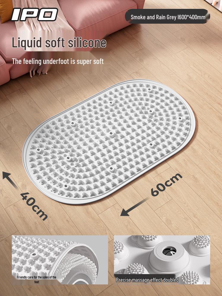 Liquid Soft Silicone Massage Mat: Finger Pressure, Jogging Foot Sole, Weight Loss Support 75*45cm