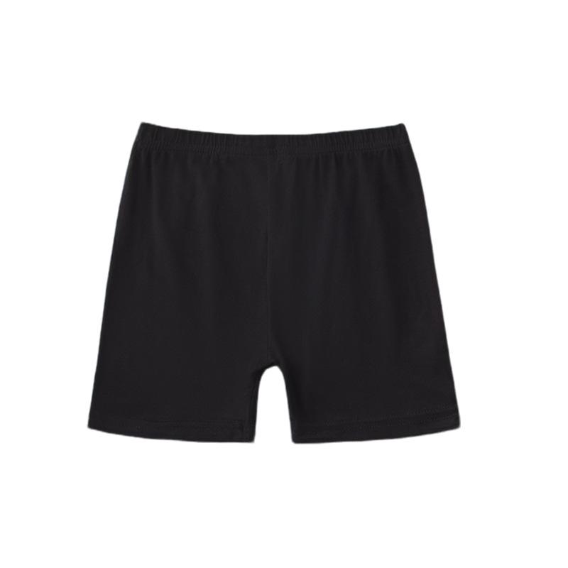 Drei-Viertel Sommer-Radlerhosen für Mädchen - Unifarben, Anti-Exposure-Basisschicht für Kinder 100 cm