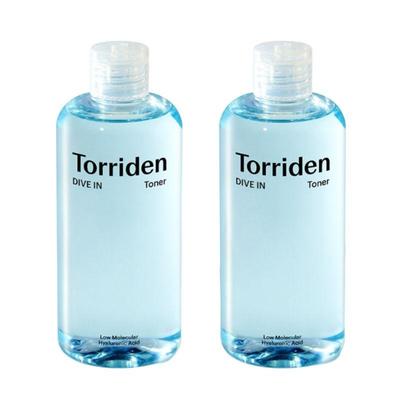 DIVE-IN Low Molecular Hyaluronic Acid Toner 300ml X 2ea – Deep Hydration Skin Booster Set