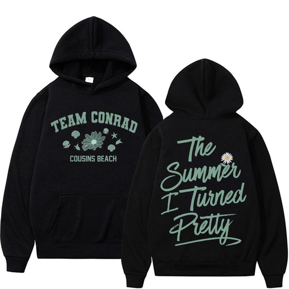 Team Conrad Cousins Beach Sweatshirt Summer I Turned Pretty Printed Hoodies Men Women Clothing Harajuku Hip Hop Casual Pullovers