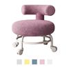 Adjustable Back Support Rolling Stool for Home And Office Use
