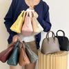 Cowhide Shell Bag, A Niche High-end Bowling Bag, A Mini Hand-held Single-shoulder Crossbody Women's Bag