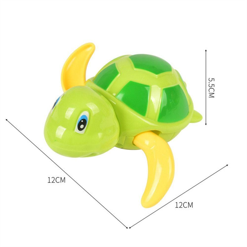 Cute Cartoon Wind Up Animal Tortoise Swim Turtle Baby Bath Toys Tortoise Water Toy  Bathing Shower