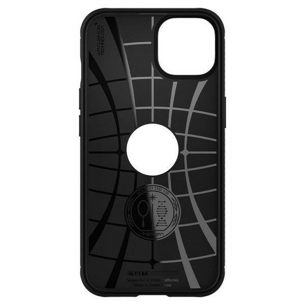 Hülle Für iPhone 13 Spigen Rugged Armor Mattschwarz