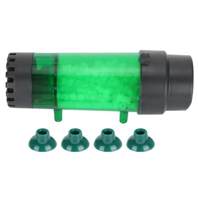 Plastic Fluidized Bed Filter With Suction Cup Easy Cleaning Aquarium Biological Filter Bio Media Reactor Stable Installation