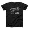 Introverted BUT WILLING TO TALK ABOUT Cats Printed Cotton Tshirt for Men and Women Fashion Shirt SpringSummer New Collection