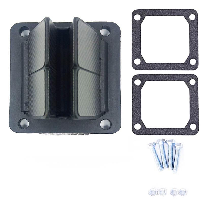 Buy Motorcycle Intake Reed Valve Carbon Fiber with Gasket Kit for ...