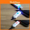 Cabo USB 3.1 Tipo C USB-C de Qualidade Premium com Luz LED para Sincronização de Dados e Carregamento Rápido para Telefones Android