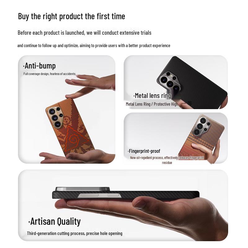 CONGA Aramid Fiber Magnetic Phone Case for Samsung S26 Series