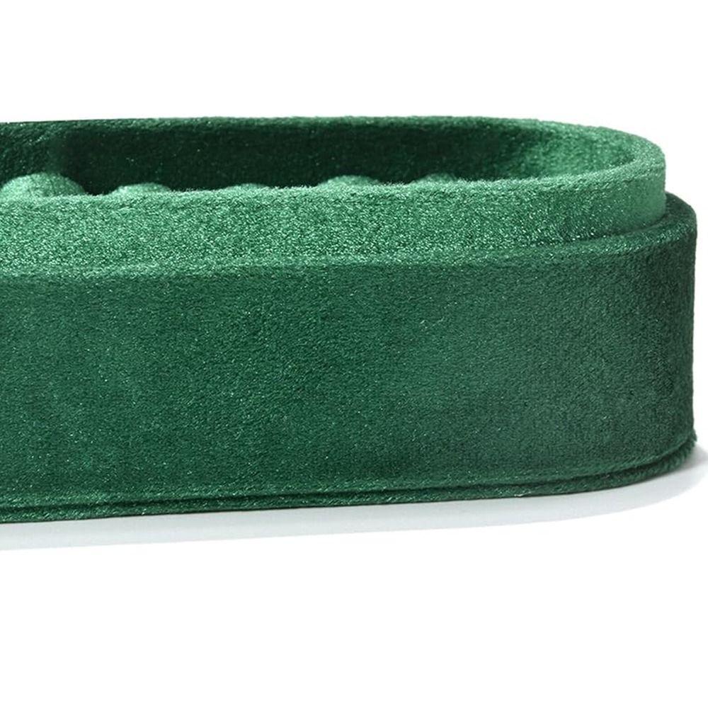 Lid Velvet Jewelry Display Tray Dust-proof Jewelry Storage Holder Case  Home Closet