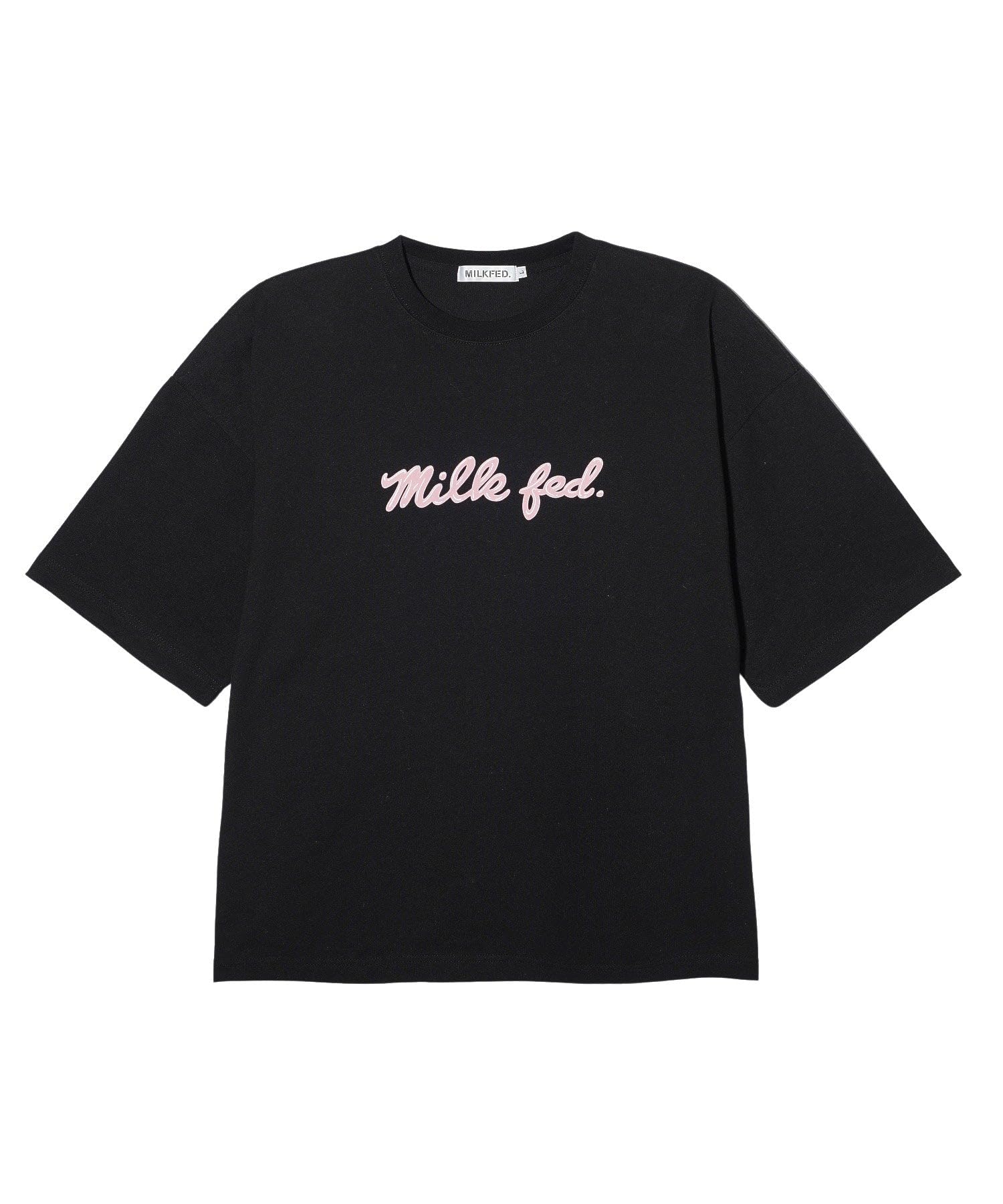 

Milkfed Casual ICING LOGO WIDE TEE BLACK S/S Women s чёрный