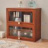 Cup Desktop Storage Cabinet Solid Wood Teacup Tea Set Storage Cabinet Dining Table Coffee Cup Storage Countertop Cup Holder