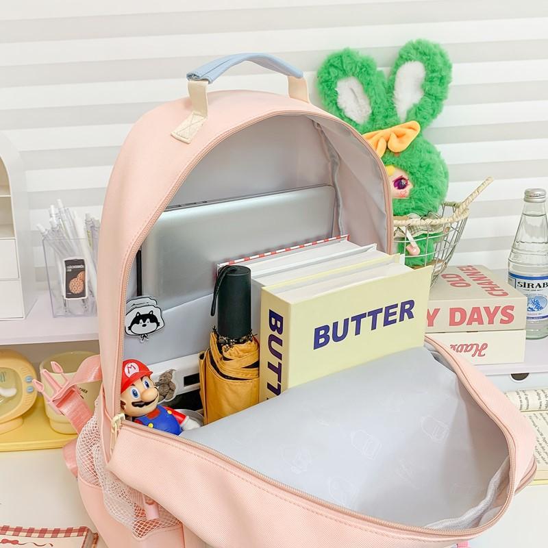 The Schoolbag Is High-value, the Mori Series Is Fresh and Cute Ins Style, and the Schoolbag Has a Large Capacity In the Early High School.