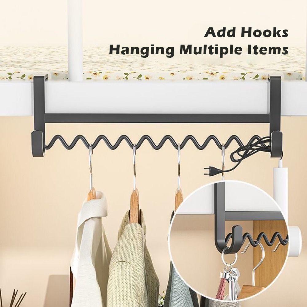 Space Saving Punch-Free Door Hook Traceless Design Storage Holder Bathroom Organizer Door Back