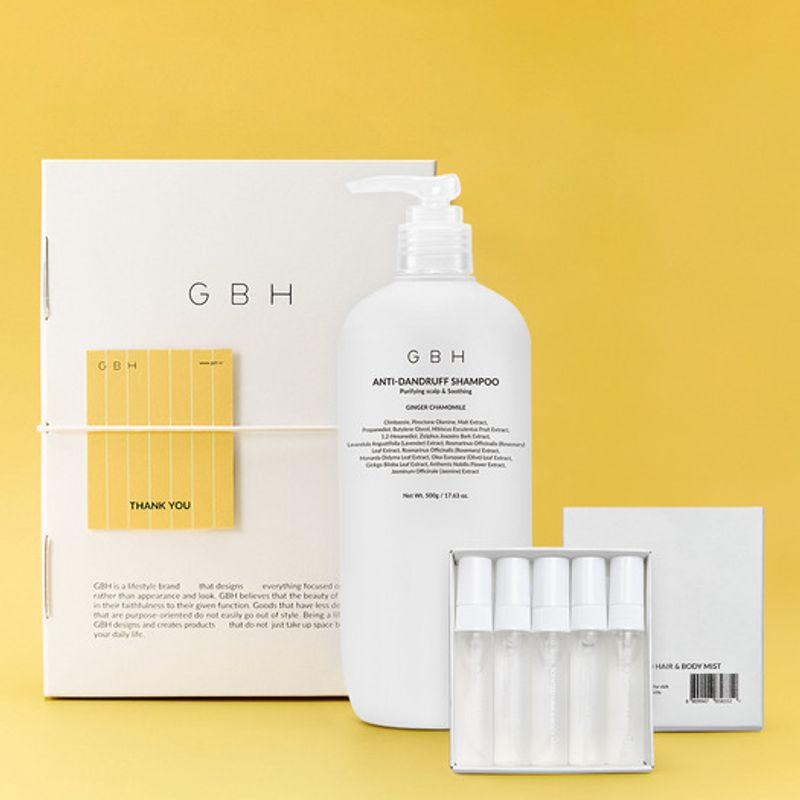 

GBH COSMETIC Anti-Dandruff Shampoo + Hair Body Mist Discovery Kit Set Exclusive Hair Care Exclusive Planning SET