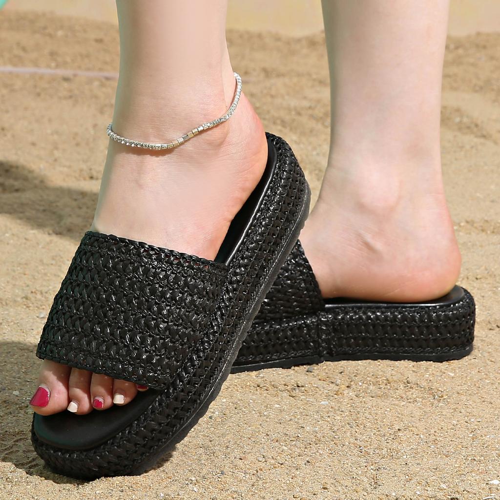 Fashion Women's Sandals 2025 Summer Shoes Sandalias De Mujer Casual Heels Slippers Summer Sandals Women Indoor Outdoor Footwear Female