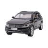 1/32 Volkswagen Tiguan L SUV Modelo de Coche de Juguete Fundición a Presión Aleación Miniatura Pull Back Sonido y Luz Colección Regalo para Niños Niños Niño