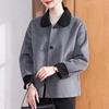 XUEXI Elegant Double-Sided Wool Blend Spring Jacket for Women