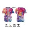 Men Button Sublimation Baseball Jersey Adults Custom Quick Dry Baseball Wear Uniforms Personal T-shirt Breathable Jersey TOP