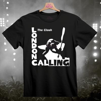 The Clash London Calling Punk Rock Band TShirt Black S3XL Unisex T-Shirt